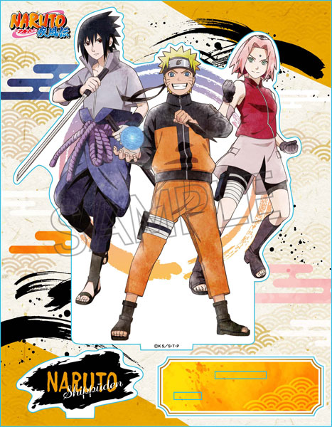 NARUTO -ナルト- 疾風伝 アクリルスタンド(L) -忍の軌跡- ナルト 