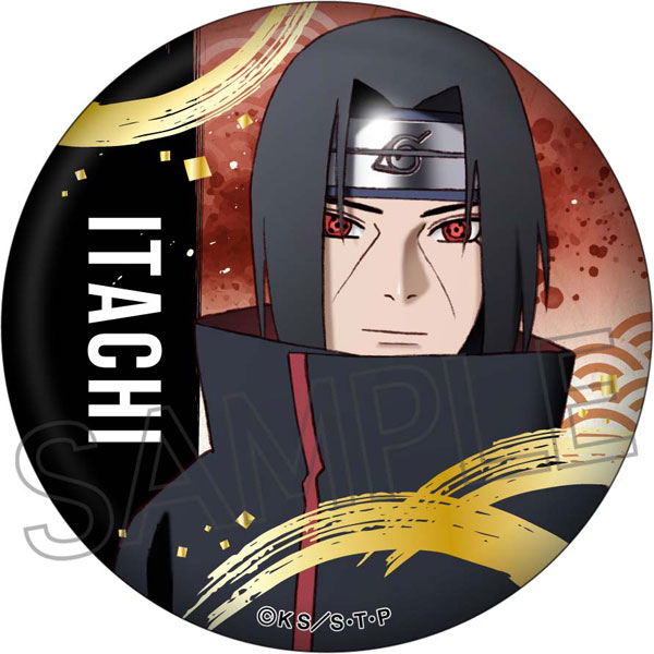 NARUTO -ナルト- 疾風伝 箔押し缶バッジ うちはイタチ-amiami.jp-あみあみオンライン本店-