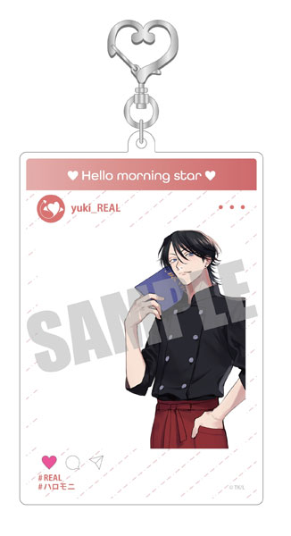 ハローモーニングスター SNS風アクリルキーホルダー ユキ Cafe ver.[キャビネット]《在庫切れ》