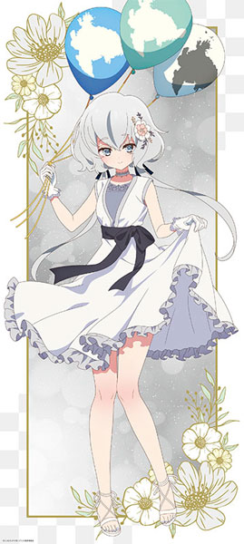 ゾンビランドサガ リベンジ」 描き下ろし等身大タペストリー ドレスver