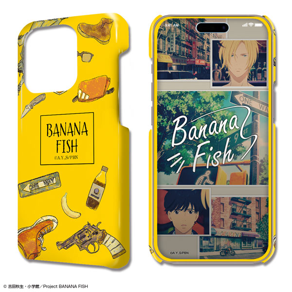TVアニメ「BANANA FISH」 デザジャケット iPhone 14 Pro ケース＆保護シート[ライセンスエージェント]
