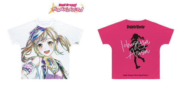 BanG Dream！ ガールズバンドパーティ！ 市ヶ谷有咲 Ani-Art 第5弾 フルグラフィックTシャツ ユニセックス XXL[アルマビアンカ]《在庫切れ》