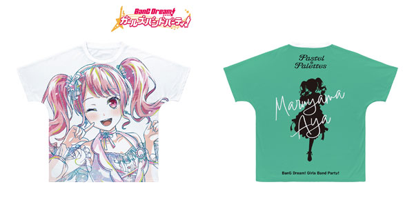 バンドリ　丸山彩　グラフィック　タオル バンドリ丸山彩グラフィックタオル BanG Dream グラフィック タオル 丸山彩