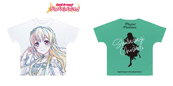 BanG Dream！ ガールズバンドパーティ！ 白鷺千聖 Ani-Art 第5弾 フルグラフィックTシャツ ユニセックス XL[アルマビアンカ]《在庫切れ》