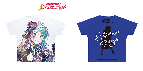BanG Dream！ ガールズバンドパーティ！ 氷川紗夜 Ani-Art 第5弾 フルグラフィックTシャツ ユニセックス L[アルマビアンカ]《在庫切れ》