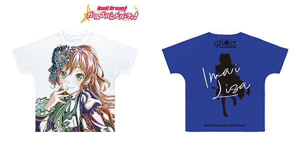 BanG Dream！ ガールズバンドパーティ！ 今井リサ Ani-Art 第5弾 フルグラフィックTシャツ ユニセックス XL[アルマビアンカ]《在庫切れ》