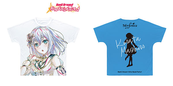 BanG Dream！ ガールズバンドパーティ！ 倉田ましろ Ani-Art 第5弾 フルグラフィックTシャツ ユニセックス XS[アルマビアンカ]《在庫切れ》