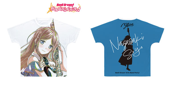 BanG Dream！ ガールズバンドパーティ！ 長崎そよ Ani-Art 第5弾 フルグラフィックTシャツ ユニセックス M[アルマビアンカ]《在庫切れ》