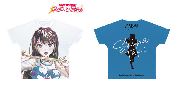BanG Dream！ ガールズバンドパーティ！ 椎名立希 Ani-Art 第5弾 フルグラフィックTシャツ ユニセックス XXS[アルマビアンカ]《在庫切れ》