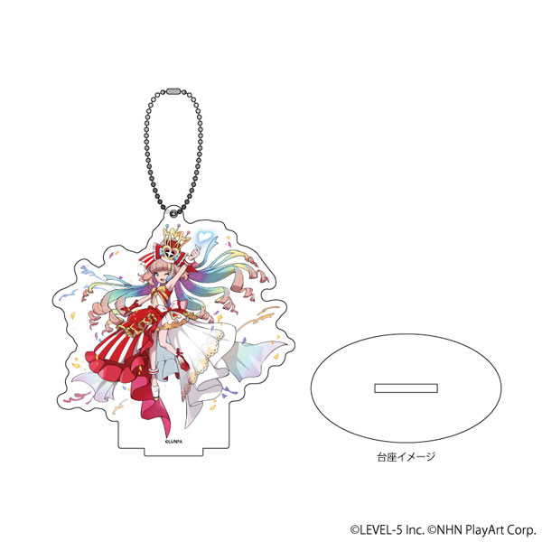 アクリルスタンドキーホルダー「妖怪ウォッチ ぷにぷに」37/紅白