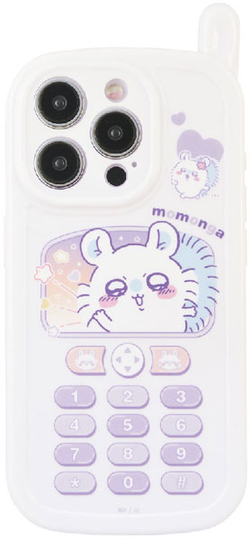 ちいかわ iPhone15Pro 対応レトロガラケー風ケース モモンガ