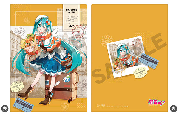 売れ筋がひクリスマスプレゼント！ 初音ミク シングルクリアファイル イエロー[クラックス]《在庫切れ》 その他