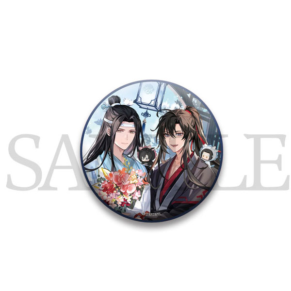 アニメ「魔道祖師」 雪春信ver. 缶バッジ 魏無羨＆藍忘機[KAZE]《在庫