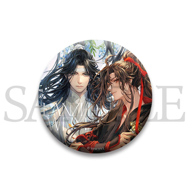 アニメ「魔道祖師」 瑠璃春ver. 缶バッジ 魏無羨＆藍忘機[KAZE