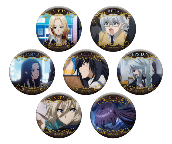缶バッジ　陰の実力者になりたくて アルファ ゼータ デルタ ベータ　イプシロン 缶バッジ陰の実力者になりたくて アルファ ゼータ デルタ ベータ