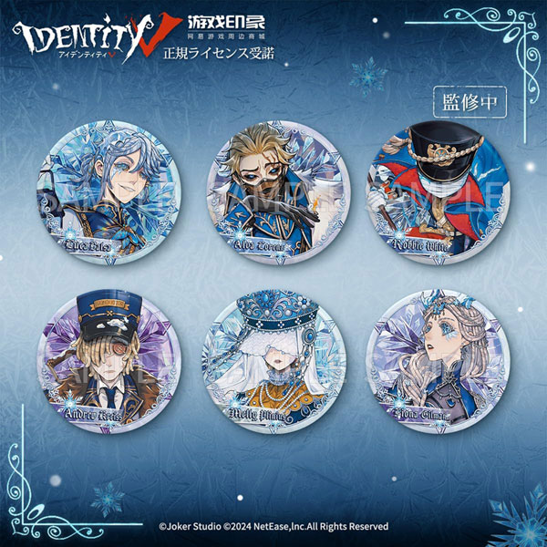 Identity V 第五人格 氷の国Ver. 缶バッジ 6個セット | j-hobby Collection