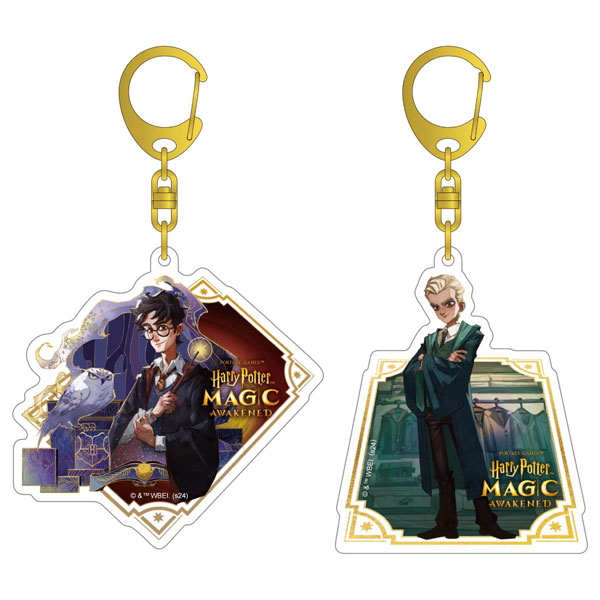 ハリー・ポッター：魔法の覚醒 アクリルキーホルダーセット A(Harry Potter ＆ Draco  Malfoy)2個セット[ムービック]《在庫切れ》