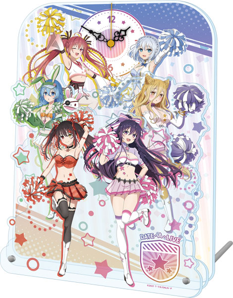デート・ア・ライブIV 描き下ろし BIGアクリル置時計 チアガール[シーズナルプランツ]【送料無料】《在庫切れ》