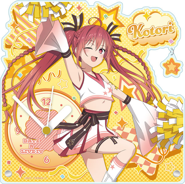 デート・ア・ライブIV 描き下ろし アクリル置時計 五河琴里 チアガール デート・ア・ライブIV 描き下ろし アクリル置時計 五河琴里 チアガール