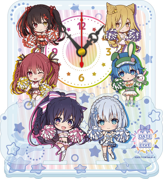 デート・ア・ライブIV ぷちちょこ ミニアクリル置時計 チアガール[シーズナルプランツ]《在庫切れ》