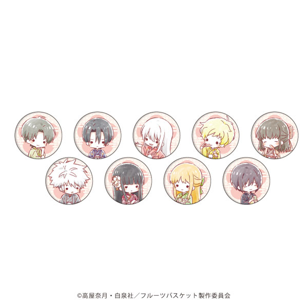 フルーツバスケット　缶バッジ　グラフアート 缶バッジ「フルーツバスケット」38/新年会ver. グラフアートイラスト 9