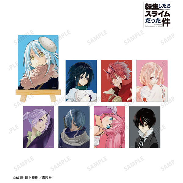 転スラ キャンバスボード 転生したらスライムだった件 トレーディングミニキャンバスボード 8個