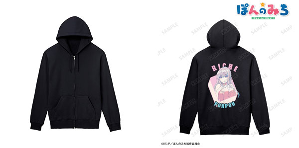 ぽんのみち 林リーチェ バックプリントジップパーカー レディース L[アルマビアンカ]《在庫切れ》