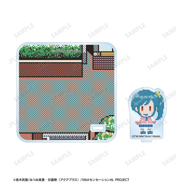 テレビアニメ 16bitセンセーション ANOTHER LAYER 小山千里 ドット絵 アクリルスタンド付きコースター[アルマビアンカ]《在庫切れ》
