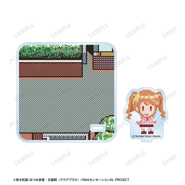 テレビアニメ 16bitセンセーション ANOTHER LAYER 小山万里 ドット絵 アクリルスタンド付きコースター[アルマビアンカ]《在庫切れ》