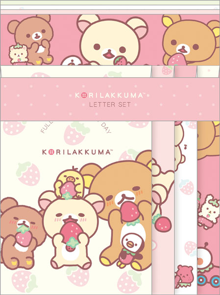 LH79701 リラックマ 『コリラックマのいちごないちにち』 レターセット
