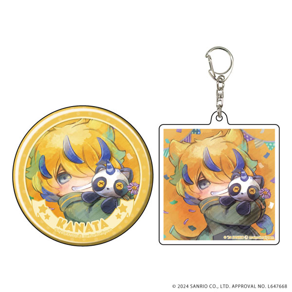 アクリルキーホルダー＆缶バッジセット「まいまいまいごえん」04 