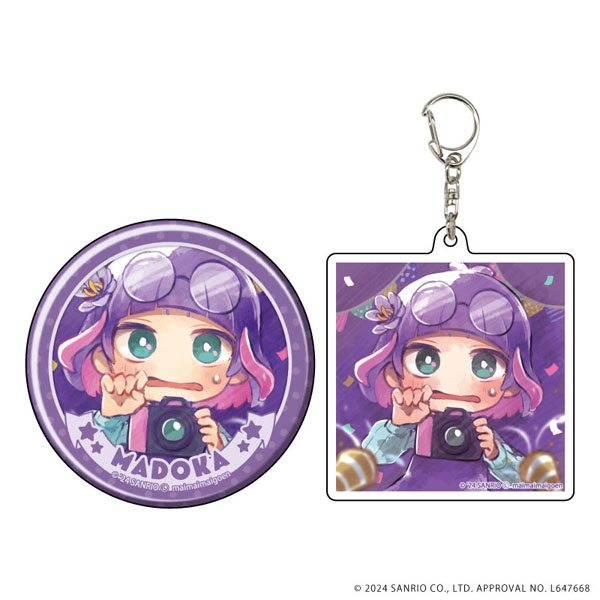 アクリルキーホルダー＆缶バッジセット「まいまいまいごえん」11