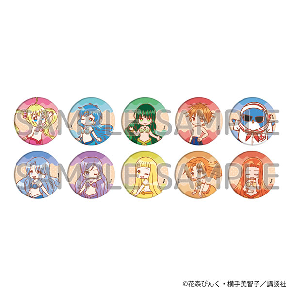 缶バッジ「マーメイドメロディーぴちぴちピッチ」17/レトロアート