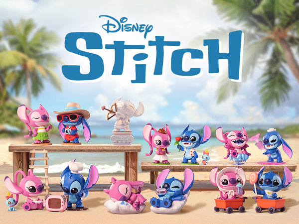 コミック・アニメ pop mart disney Stitch 1box POP MART Disney Stitch on a Date Blind Box Unboxing FULL SET