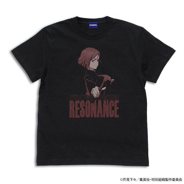 呪術廻戦 釘崎野薔薇 「共鳴り」 Tシャツ/BLACK-S[コスパ]