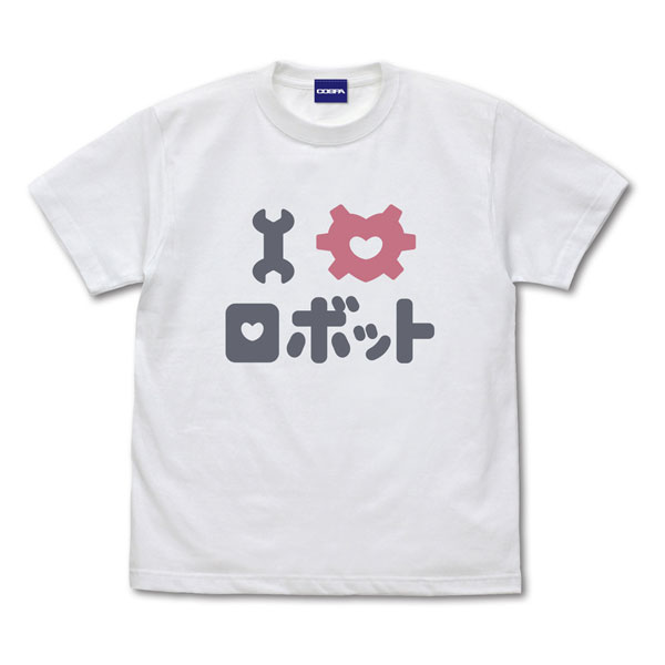 勇気爆発バーンブレイバーン I ・ ロボット Tシャツ/WHITE-L[コスパ]