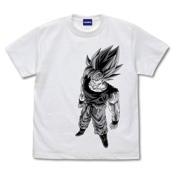 ドラゴンボールZ 超サイヤ人 孫悟空 Tシャツ/WHITE-L（再販）[コスパ