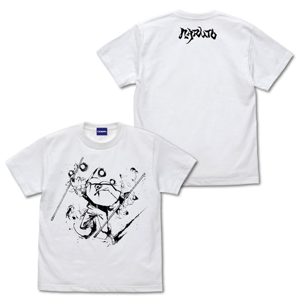 NARUTO-ナルト- 疾風伝 ナルト Tシャツ 墨絵Ver./WHITE-S[コスパ]