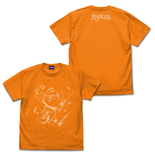 NARUTO-ナルト- 疾風伝 ナルト Tシャツ 墨絵Ver./ORANGE-S[コスパ]