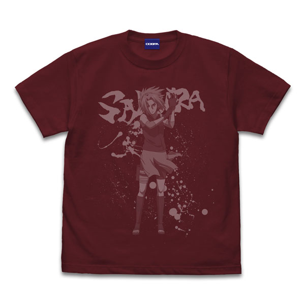 NARUTO-ナルト- 疾風伝 春野サクラ Tシャツ/BURGUNDY-L（再販）[コスパ]《１１月予約》