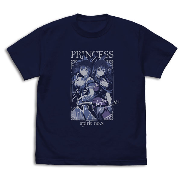 デート・ア・ライブV 識別名〈プリンセス〉夜刀神十香 Tシャツ/NAVY-M（再販）[コスパ]《０８月予約》