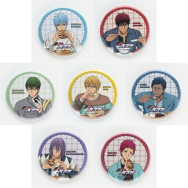 黒子のバスケ KUROCORZET「いただきます！！」 缶バッジ 5個入りセット