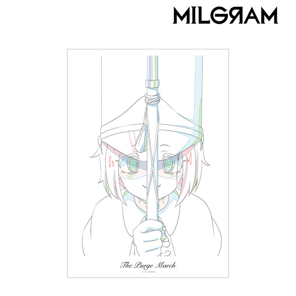 MILGRAM -ミルグラム- 原画A3マット加工ポスター アマネ 『粛清マーチ』[アルマビアンカ]