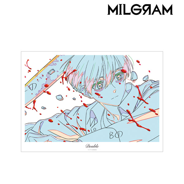 MILGRAM -ミルグラム- 原画A3マット加工ポスター ミコト 『ダブル』[アルマビアンカ]