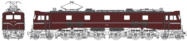 TW-EF58U 国鉄EF5861一般使用時「ため色」[トラムウェイ]