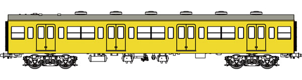 TW-101TI 国鉄101系黄色5号増結I[トラムウェイ]