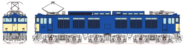 TW-EF64B EF64-0代7次車国鉄標準色[トラムウェイ]