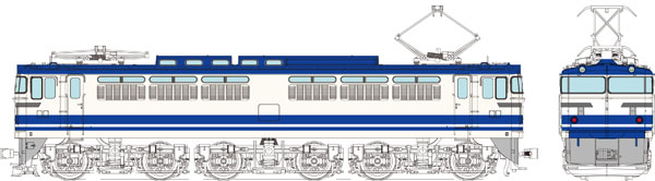 TW-EF65-F011E EF65-0代3～5次型 ユーロライナー色[トラムウェイ]