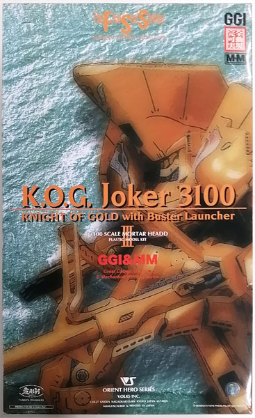 【中古】GGI＆MM 1/100 K・O・G Joker 3100 KNIGHT OF GOLD with Buster Launcher プラモデル[ボークス]