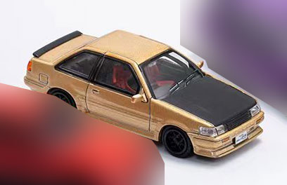 1/64 トヨタ カローラ LEVIN (RHD) ゴールド[ダイキャストチーム]